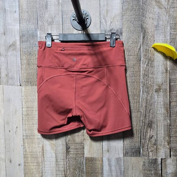 Athleta Lightning Bike Short 5" Supersonic Run |  Russet Brown - Picture 3 of 7